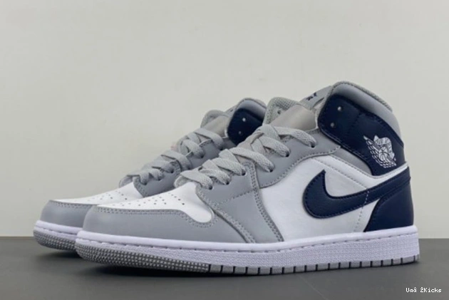 Mid Jordan Midnight 48 6398 Navy DQ8426- 1 Grey Wolf  WellDesigned 0802